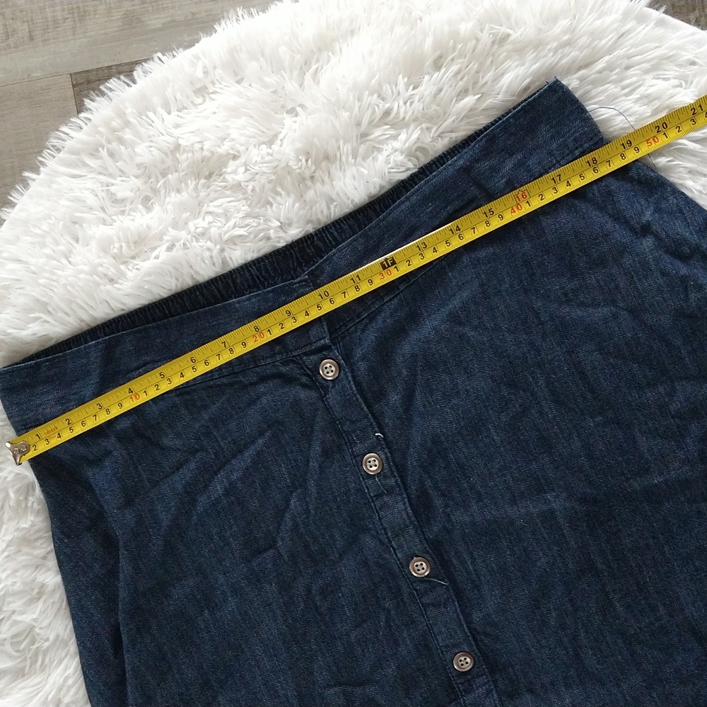 Merona Dark Blue A-Line Skirt - Picture 6 of 6
